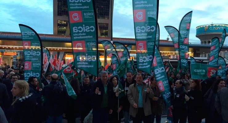 Unidad sindical por un convenio justo y sin recortes