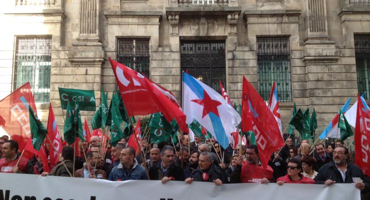 Concentraciones frente a las delegaciones del Banco de Espaa