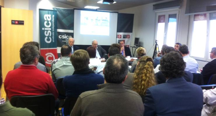 La sede de CSICA  ha acogido en esta maana una jornada de ERES que han podido seguir compaeros de toda Espaa.