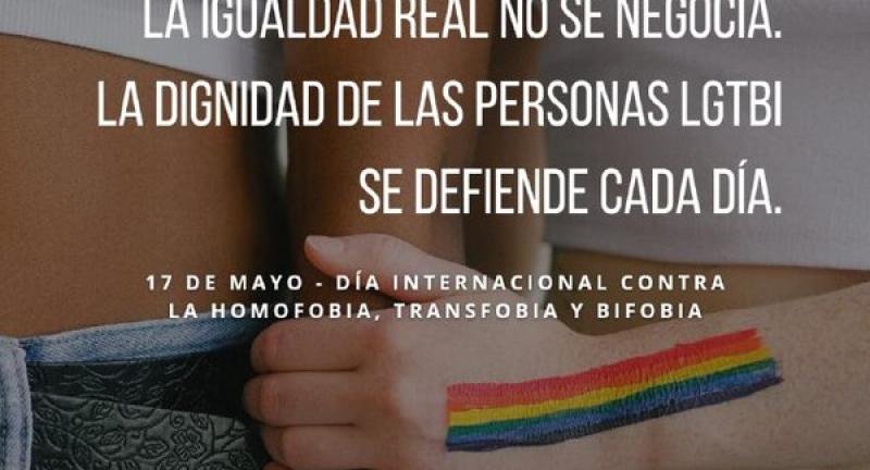 17 DE MAYO - DA INTERNACIONAL CONTRA LA HOMOFOBIA, LA TRANSFOBIA Y LA BIFOBIA