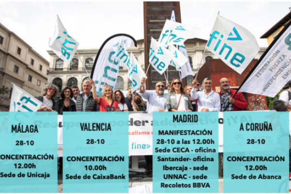 FINE lucha por la recuperacin de poder adquisitivo