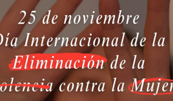25 DE NOVIEMBRE: DA INTERNACIONAL DE LA ELIMINACION DE LA VIOLENCIA CONTRA LA MUJER