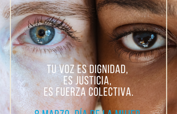8M, TU VOZ ES DIGNIDAD, ES JUSTICIA, ES FUERZA COLECTIVA.